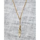 Bijuterii Femei Forever21 Katie Dean Light as a Feather Necklace Gold