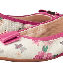Cole Haan Tali Bow Ballet Pink Floral Snake Print