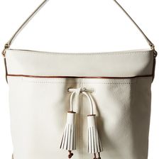 Cole Haan Reiley Tassel Hobo Ivory/Woodbury