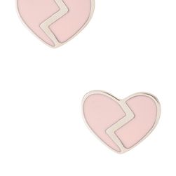 Bijuterii Femei Marc by Marc Jacobs Enamel Broken Hearted Stud Earrings FROST PINK