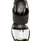 Incaltaminte Femei Kenneth Cole New York Susie Open Toe Ankle Pump SILVER-BLA