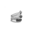 Bijuterii Femei Forever21 Rhinestone Ring Set Bsilverclear