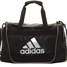 adidas Defender II Small Duffle Bag BLACK-SILVER