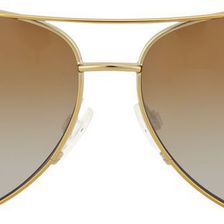 Michael Kors Chelsea Aviator Sunglasses - Brown Gradient Polarized N/A