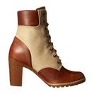 Incaltaminte Femei Timberland Glancy 6quot Boot Buckthorne Brown Full Grain with Dark Tan Waxed Canvas