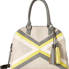 Steve Madden Bexx Satchel Fog/Slate/Chartreuse
