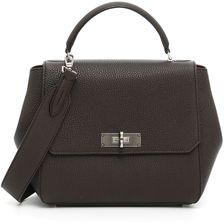 Bally Small B Turn Bag COFFEE 16
