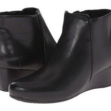 Incaltaminte Femei Rockport Total Motion 45mm Wedge Bootie Black Burn Calf