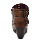 Incaltaminte Femei Blowfish Bug Wedge Bootie Cognac Faux Leather