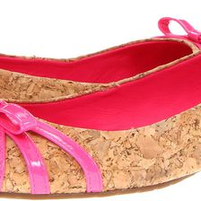 Kate Spade New York Tiny Natural Cork/Lipstick Pink Patent