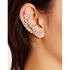 Bijuterii Femei Forever21 Rhinestone Ear Cuff Stud Set Gold