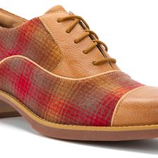 Timberland Beckwith Fabric and Leather Lace Oxford Wheat Woodlands/Red Pendleton® Wool