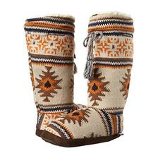 Incaltaminte Femei MUK LUKS Tall Grommet Tie Boot Tan