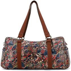 Sakroots Artist Circle XL Duffle Midnight Spirit Desert Twin