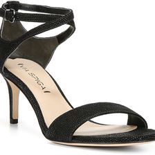 Via Spiga Leesa Black Dotted Suede Leather