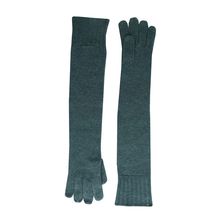 Brigitte Bailey Diana Cashmere Long Gloves Teal