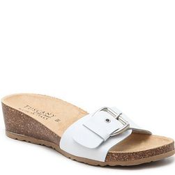 Incaltaminte Femei Easy Street Tuscany by Amico Wedge Sandal White