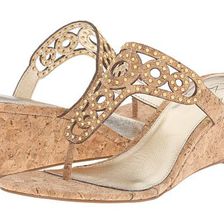 Incaltaminte Femei Adrianna Papell Ceci Gold Sparkle Cork