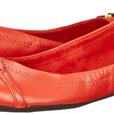 Ralph Lauren Betsy Persimmon Pearlized Cowhide