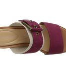 Incaltaminte Femei Rockport Garden Court Buckled Slide Deep Berry Embossed Nubuck