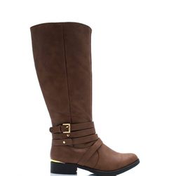 Incaltaminte Femei CheapChic Kick Up Your Heels Strappy Boots Tan