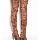 Incaltaminte Femei CheapChic Long Story Chic Leopard Thigh-high Boots Leopard