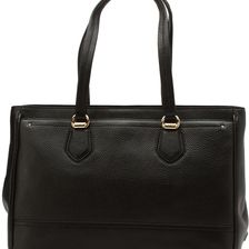 Cole Haan Tali Double Zip Work Tote Black