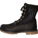 Incaltaminte Femei Timberland Timberland Authentics Open Weave 6quot Boot Black Nubuck with Black Weave