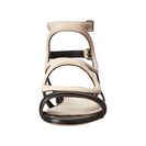 Incaltaminte Femei Sergio Rossi Arabesque Flat Sandal BlackWhite