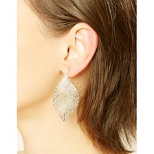 Bijuterii Femei Forever21 Cutout Leaf Earring Set Gold