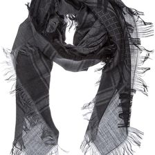 Gucci Wool Scarf Grey