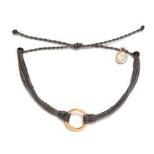 Accesorii Femei Pura Vida Gold Circle Dark Grey Multicolor