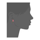 Bijuterii Femei Marc by Marc Jacobs Lost and Found Key Outline Stud Earrings Coral