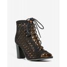 Incaltaminte Femei CheapChic Lucite-49a Too Deep Bootie Black