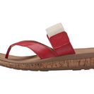Incaltaminte Femei Rockport Weekend Casuals Keona Gore Thong Red Pepper Smooth