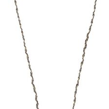 Vince Camuto Pave Border Stone Pendant Necklace Worn Gold/Milky Grey/Crystal/Grey