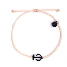 Accesorii Femei Pura Vida Black Mini Anchor Vanilla Multicolor