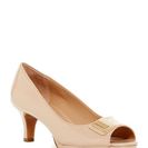 Incaltaminte Femei Naturalizer Hark Mid Peep-Toe Pump PORTRAIT SHINY
