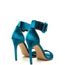 Incaltaminte Femei CheapChic So Luxe Strappy Velvet Heels Teal