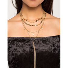 Bijuterii Femei CheapChic Dottie Chain Layer Necklace Met Gold