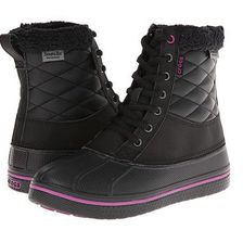 Incaltaminte Femei Crocs All Cast Waterproof Duck Boot BlackViola