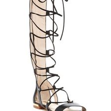 Incaltaminte Femei Louise et Cie Footwear Kaelyn Knee High Gladiator Sandal BLACK 02