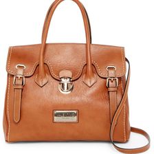 Valentino By Mario Valentino Theresa Leather Satchel BREAD