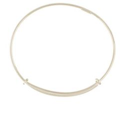 Bijuterii Femei Alex and Ani Sterling Silver Delicate Adjustable Wire Bangle RUSSIAN SILVER