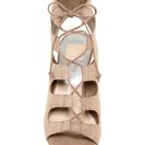 Incaltaminte Femei Dolce Vita Louise Lace-Up Wedge Sandal Almond Suede