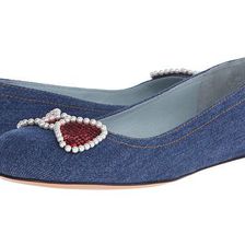 Incaltaminte Femei Marc Jacobs Caroline Ballerina Denim