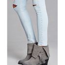 Incaltaminte Femei Forever21 Sbicca Tasseled Booties Grey