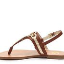 Incaltaminte Femei G by GUESS Leed Flat Sandal BrownGold