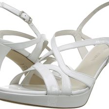 Stuart Weitzman Axis White Patent