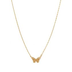 Bijuterii Femei Forever21 Butterfly Charm Necklace Gold